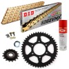 Sprockets & Chain Kit DID 520 ZVM-X Gold KAWASAKI Versys 650 KLE 07-25 Free Riveter!