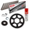 KIT DE TRANSMISION DID 520 ZVM-X Gris Acero Super Reforzado  KAWASAKI ER-6 N 650 06-17 Limpiador de Cadena Gratis!!