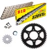 Sprockets & Chain Kit DID 520VX3 Silver KAWASAKI ER-6 N 650 06-17 