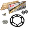 Sprockets & Chain Kit DID 520 ZVM-X Silver HONDA CBR 500 R 13-21 Free Riveter!