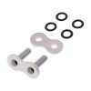 DID 525 VX3 Solid Rivet Connecting Link Silver
