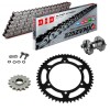 Sprockets & Chain Kit DID 525ZVM-X2 Steel Grey TRIUMPH Street Triple 765 23-25 Free Riveter 