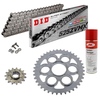 KIT DE TRANSMISION DID 525ZVM-X Super Reforzado GRIS ACERO DUCATI Streetfighter 1098 09-13