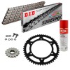 Sprockets & Chain Kit DID 520 ZVM-X Steel Grey HONDA Transalp 750 23-24