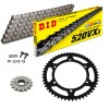 KIT DE TRANSMISION DID 520 VX3 GRIS ACERO HONDA Transalp 750 23-24 