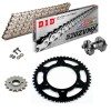 Sprockets & Chain Kit DID 520 ZVM-X Silver CFmoto SRT 700 23-25 Free Riveter!