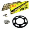 Sprockets & Chain Kit DID 525VX3 Gold & Black BMW S 1000 RR 22-22 