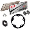 KIT DE TRANSMISION DID 520 ZVM-X Plata Super Reforzado  Italjet Dragster 700 25-26 Remachadora Gratis!