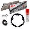KIT DE TRANSMISION DID 520 ZVM-X Gris Acero Super Reforzado  Italjet Dragster 700 25-26