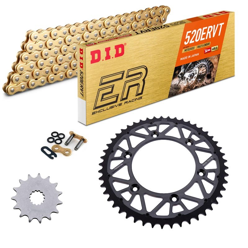 Sprockets & Chain Kit DID 520ERVT Gold Kove 450 Rally 24-25
