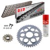 Sprockets & Chain Kit DID 520 ZVM-X Steel Grey Ducati Supersport 950 19-25