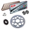 Sprockets & Chain Kit DID 525ZVM-X Silver Ducati Diavel V4 23-25 Free Riveter!