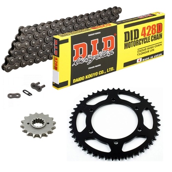 Sprockets & Chain Kit DID 428HD Steel Grey QJ Motor SRK 125 S 25-26 