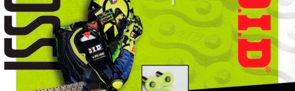 Kits de cadena DID VR46. La serie de cadenas para moto en colaboración con Valentino Rossi